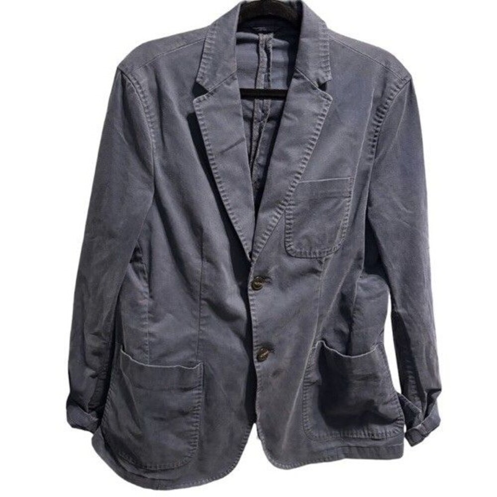 Michael Kors Mens Slim Fit Sports Coat Jacket Blazer 40 R Navy Blue
